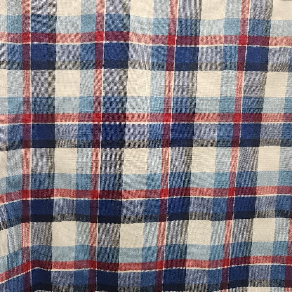 L.L. Bean Kennebunk Sport XXL Tall Plaid Wrinkle Free Cotton Button Down Shirt - Picture 4 of 4